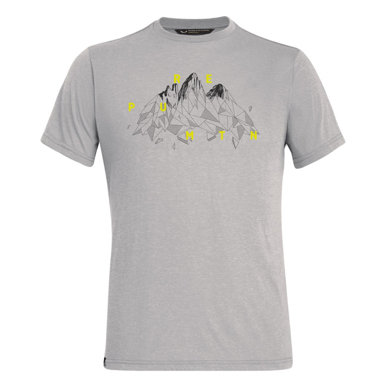 Salewa Illustration Dri-Release® Erkek T-Shirts Gri Türkiye 983214UTF